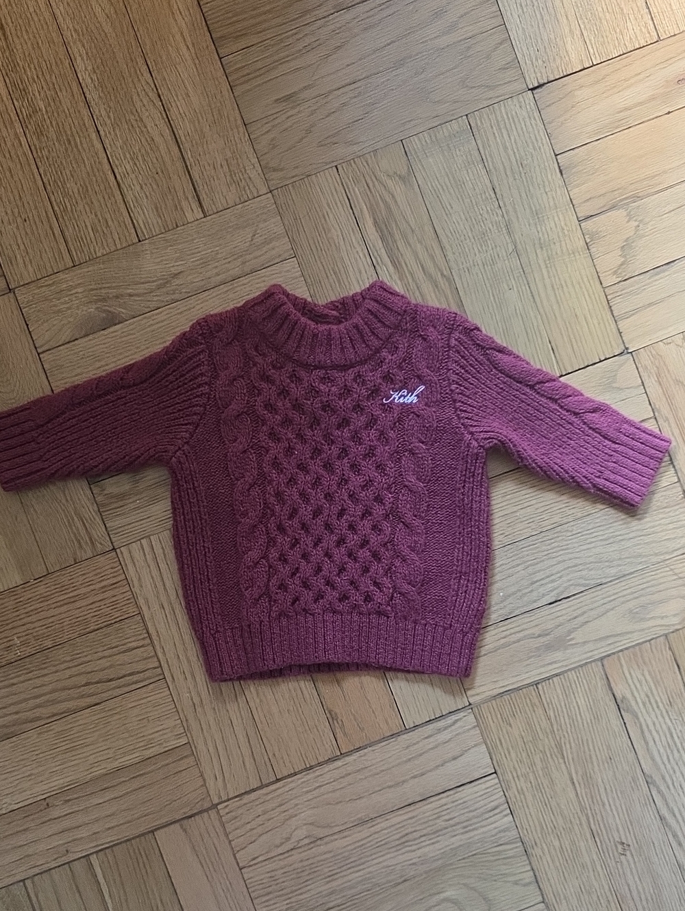 NWOT Kith Baby Cable Knit Sweater